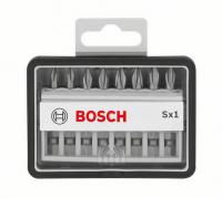 Komplet nastavaka za odvijanje Bosch 8-częściowy zestaw końcówek wkręcających Robust Line Sx Extra Hart, 49 mm, ISO 1173 E6.3, bez uchwytu uniwersalnego, PZ 1-3