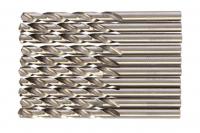Boreri (svrdla) za metal Set svrdla spiralna / valjak, HSS-G, 10 kom., promjer svrdla: 6,5mm, ukupna dužina: 101mm, radna dužina: 63mm, namjena (materijal): čelik / Lijevano željezo