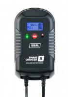 Punjač Battery charger SMART CHARGER 8 LCD, charging voltage: 6/12 V IDEAL, charging current: 4/8A, power supply: 230V, battery type: AGM/GEL/MF/WEL