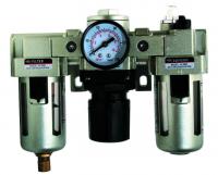 Armatura za pripremu zraka (filter-regulator-podmazivač) Sistem filtracije zraka, priključak: 3/8", protok zraka: 2000 l/min, maksimalni radni tlak: 10 bar