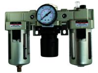 Armatura za pripremu zraka (filter-regulator-podmazivač) AIRPRESS set za pripremu zraka 1/2" (filtar, reduktor, podmazivač), tlak: 10bar, protočnost: 3500l/min.