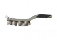Wire brush Wire brush 1 pcs, shape: rectangular, handle: plastic, for surface cleaning, directly on rust