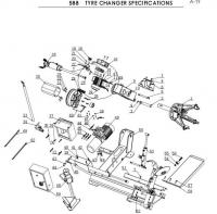 Pribor i rezervni dijelovi za montirke motora osovina / za montirku za kamion, BP588S; LC588
