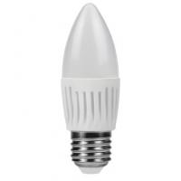 Izvor svjetla LED niti E27 LED žarulja SMD - svjeća, napon 175/250V, vrsta navoja / osovine: E27, snop svjetlosti: 600 lm, temperatura boje: 3000K, kut raspodjele: 180°, snaga: 7W