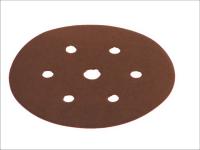 Polishing disc Sandpaper ERSTA 542, disc, P150, diameter: 125 mm, fitting brackets: hook and loop