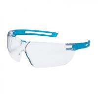 Naočale Protective glasses with temples uvex x-fit, UV 400, lens colour: transparent, stadards: EN 166; EN 170, colour: Blue