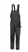 Radne i zaštitne hlače Protective and working clothing (trousers), dungarees, size: XL, material: cotton / polyester fibre, material grammage: 260g/m2, colour: grey/orange