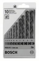 Boreri (svrdla) za metal Drill bit kit, HSS-R, 10 pcs, intended use (material): metal