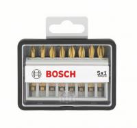 Komplet nastavaka za odvijanje Bosch 8-częściowy zestaw końcówek wkręcających Robust Line Sx Max Grip. Końcówki wkręcające, dł. 49 mm, ISO 1173 E6.3, bez uchw. uniwersalnego (PH 1-3)