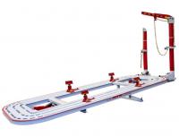Okvir za popravak Tinsmithing frame TYTAN 5000, Platform, width: 2100mm, length: 5180mm, thrust: 10t, with lift