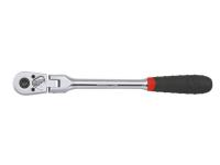 Račna 1/2'' Ratchet handle, 1/2 inch, profile: square, number of teeth: 45, length: 300 mm, type: flexible; rattle head, rotating > 180°; reversible; with quick release