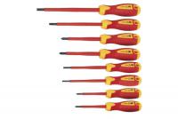 Set odvijača - MIX Set of screwdrivers 8 pcs, wrench / tool type: insulated VDE / Phillips screwdriver(s) / slotted screwdriver(s), profile Phillips PH / Pozidriv PZ / slotted / VDE, screwdriver size (mm): 3; 4; 5.5; 6.