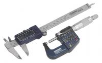 Garnitura mjernih instrumentara Pomična mjerka / Set mjernih alata, tip: Elektronski