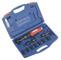 Garnitura pneumatskog alata Sealey Set: Key kuta (SEA GSA21), skup mlaznica 9, 10, 11, 13, 14, 17, 19mm, proširenje, vezanost za bitova, 3 bita