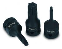 TORX udarni nastavci 3/8'' TOPTUL trna utičnica, utjecaj, TORX, 3 / 8, duljine 52mm, T30