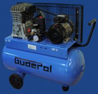 Klipni kompresor Compressor piston-type GUDEPOL series Blue, 1,5 kW 230V 10 bar, efficiency: 254l/min., tank capacity: 50L, number of pistons: 2pcs
