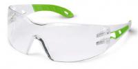 Naočale Protective glasses with temples uvex pheos s, UV 400, lens colour: transparent, stadards: EN 166; EN 170, colour: Green/White