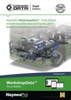Programi za garaže HaynesPro WorkshopData TRUCK, on-line database, number of posts: 4 pcs, subscription: 1 year