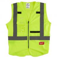 Reflektirajući prsluk Protective and working clothing (vest) HIGH-VISIBILITY VEST YELLOW - S/M, size: L/XL, colour: yellow, norm: CE (kategoria II); EN ISO 20471:2013/A1:2016
